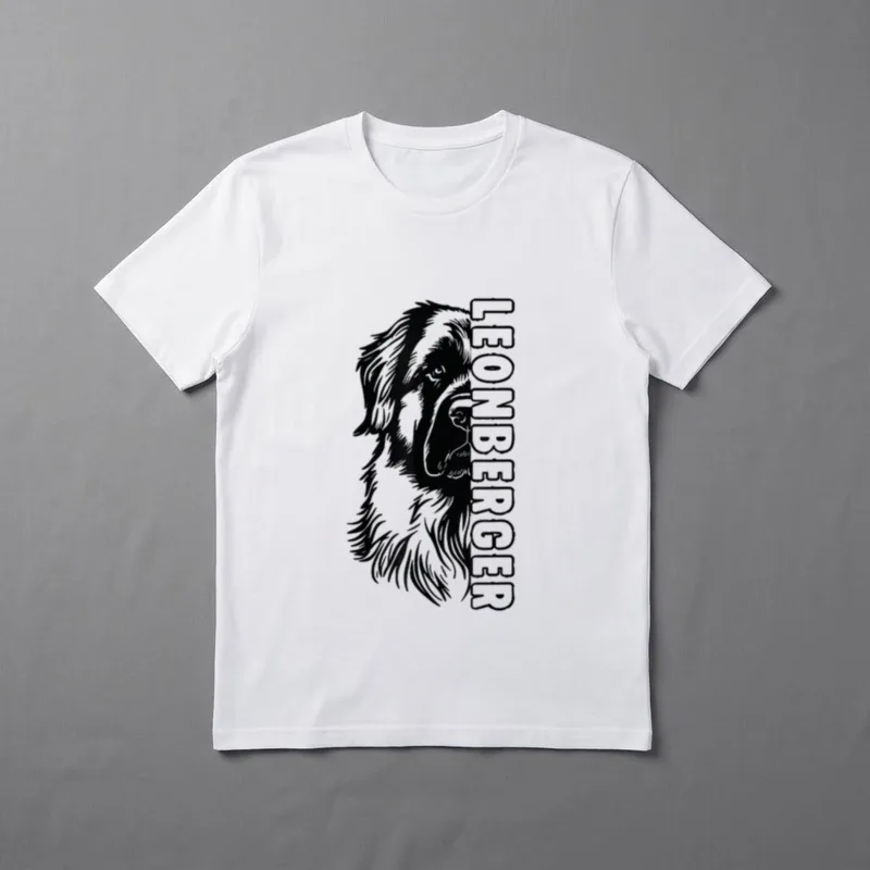 Leonberger Hund Herrchen Frauchen T-Shirt – Klassisches T-Shirt in Schwarz