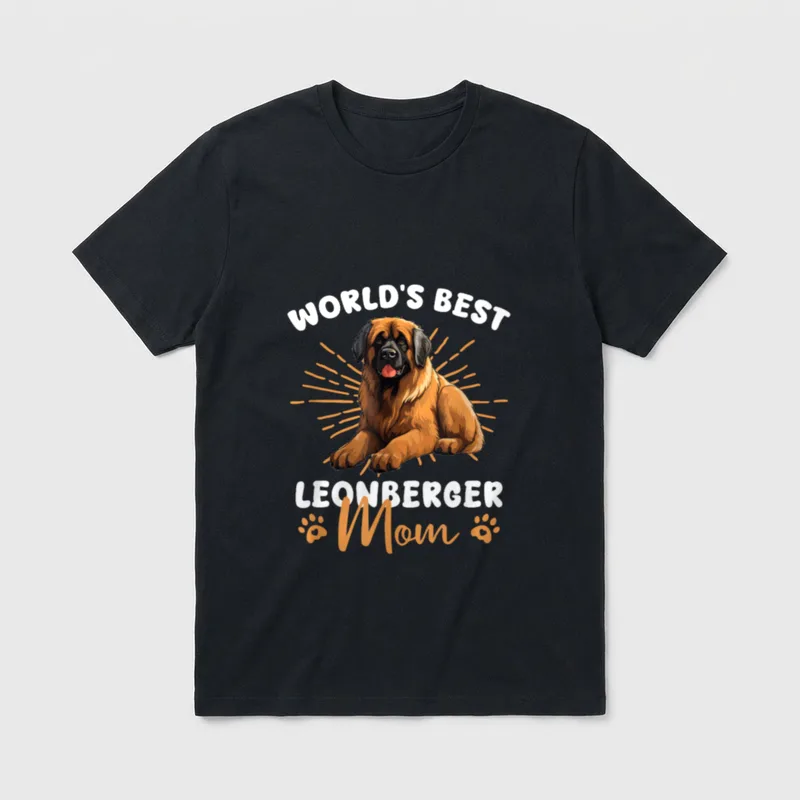 Leonberger Groovy World's best T-Shirt – Klassisches T-Shirt in Schwarz