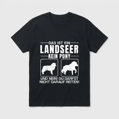 Das Ist Ein Landseer T-Shirt – Klassisches T-Shirt in Schwarz