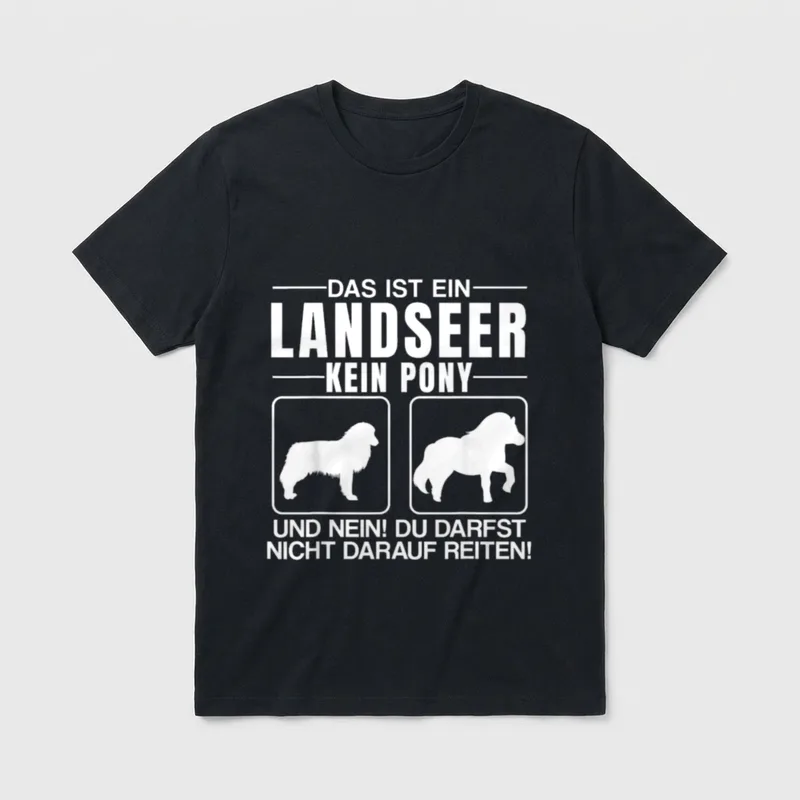 Das Ist Ein Landseer T-Shirt – Klassisches T-Shirt in Schwarz
