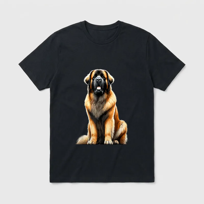 Leonberger Leonbergers T-Shirt – Klassisches T-Shirt in Schwarz