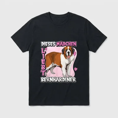 Hundehalter Dieses Mädchen liebt T-Shirt – Klassisches T-Shirt in Schwarz