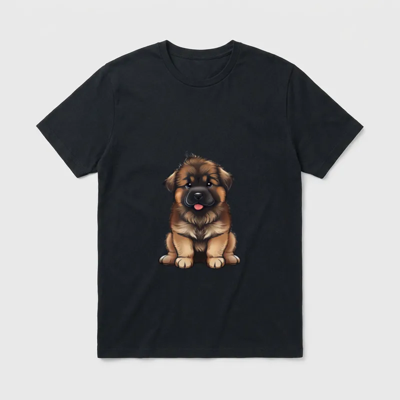 Hunde Leonberger Leonberger T-Shirt 0079 – Klassisches T-Shirt in Schwarz