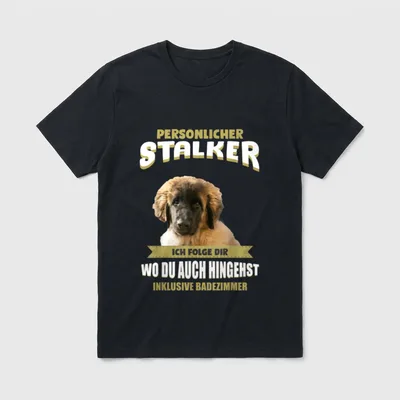 Leonberger Leonberger Hund T-Shirt 0081 – Klassisches T-Shirt in Schwarz