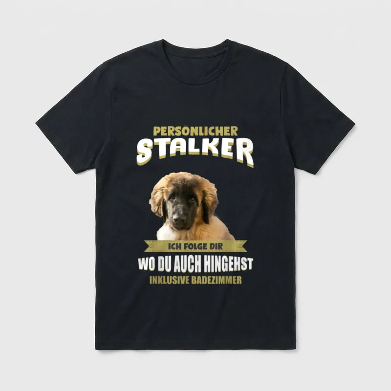 Leonberger Leonberger Hund T-Shirt 0081 – Klassisches T-Shirt in Schwarz