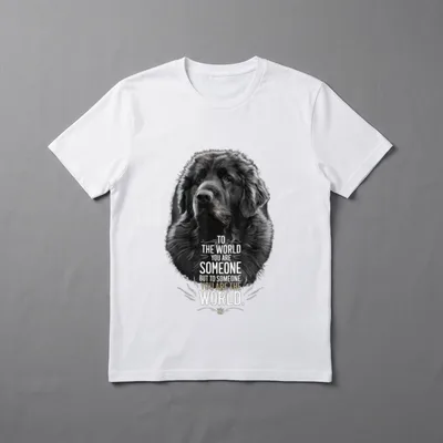 Neufi Neufundländer Hundebesitzer Spruch T-Shirt – Klassisches T-Shirt in Schwarz