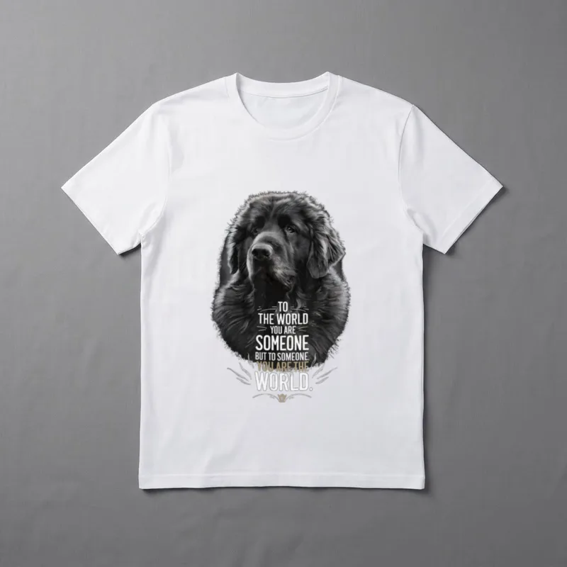 Neufi Neufundländer Hundebesitzer Spruch T-Shirt – Klassisches T-Shirt in Schwarz