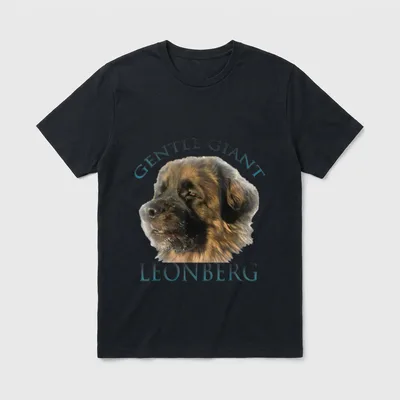 Leonberger hund Gentle Giant T-Shirt – Klassisches T-Shirt in Schwarz