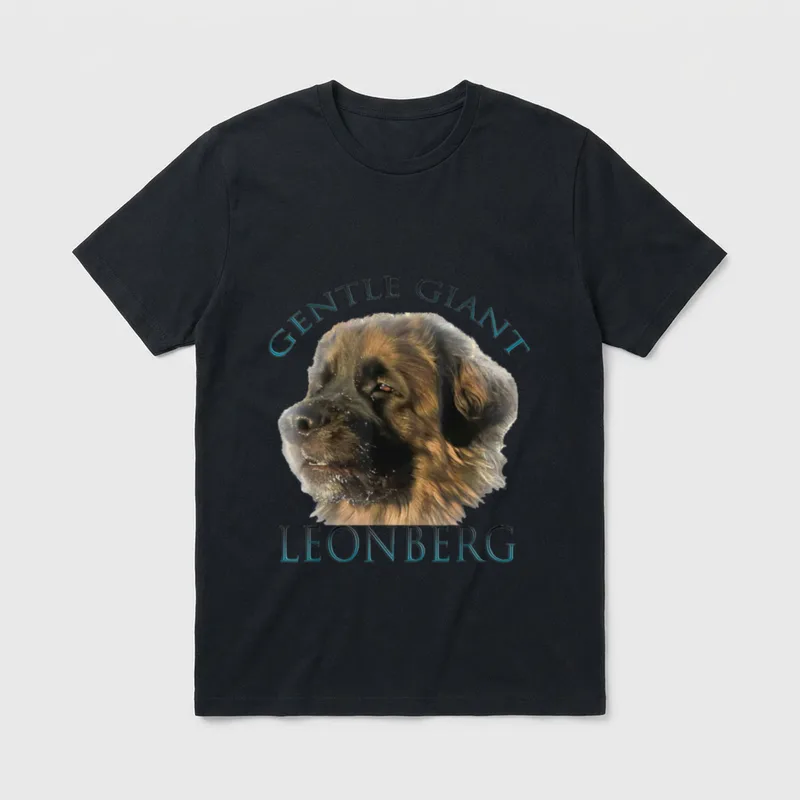 Leonberger hund Gentle Giant T-Shirt – Klassisches T-Shirt in Schwarz