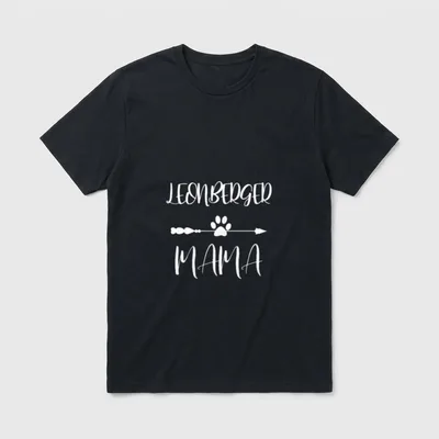 Leonberger Leonberger Mama Hunde T-Shirt – Klassisches T-Shirt in Schwarz