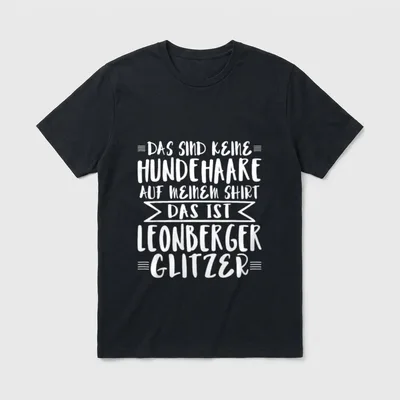 Leonberger Hunde Geschenke Leonberger T-Shirt – Klassisches T-Shirt in Schwarz