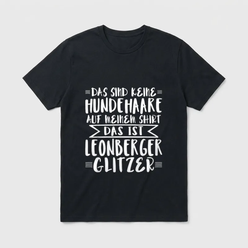 Leonberger Hunde Geschenke Leonberger T-Shirt – Klassisches T-Shirt in Schwarz