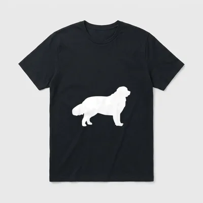 Neufundländer T-Shirt 0105 – Klassisches T-Shirt in Schwarz