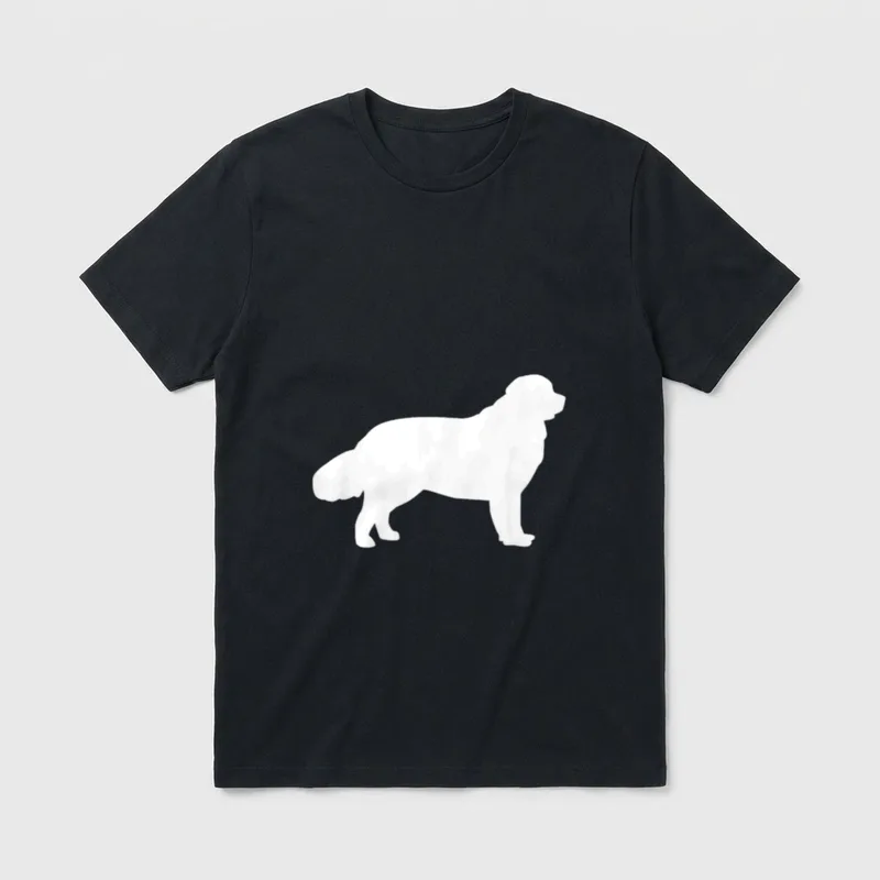 Neufundländer T-Shirt 0105 – Klassisches T-Shirt in Schwarz