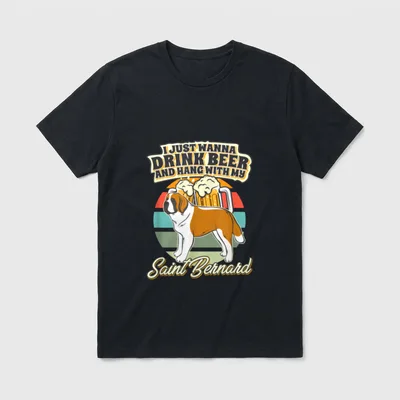 Ich will nur Bier trinken T-Shirt – Klassisches T-Shirt in Schwarz