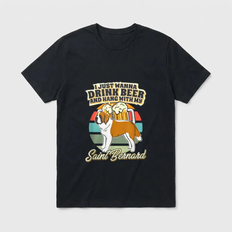 Ich will nur Bier trinken T-Shirt – Klassisches T-Shirt in Schwarz