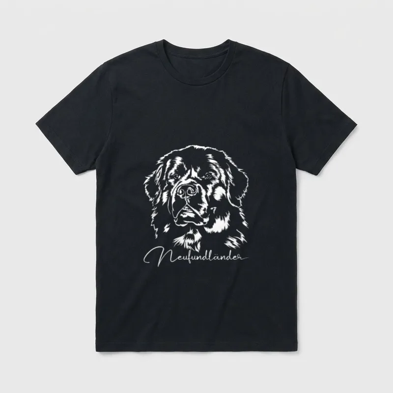 Neufundländer Hund Hunde Neufi T-Shirt – Klassisches T-Shirt in Schwarz