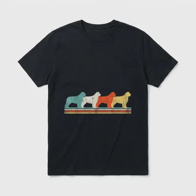 Neufundländer Hund Hundebesitzer Hundezüchter T-Shirt – Klassisches T-Shirt in Schwarz