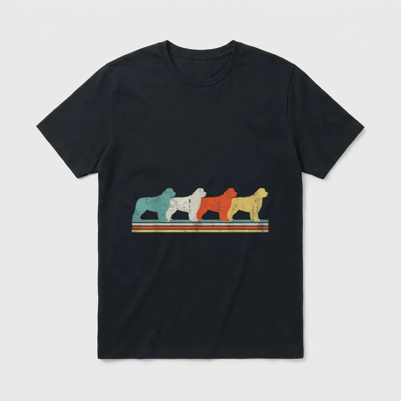 Neufundländer Hund Hundebesitzer Hundezüchter T-Shirt – Klassisches T-Shirt in Schwarz