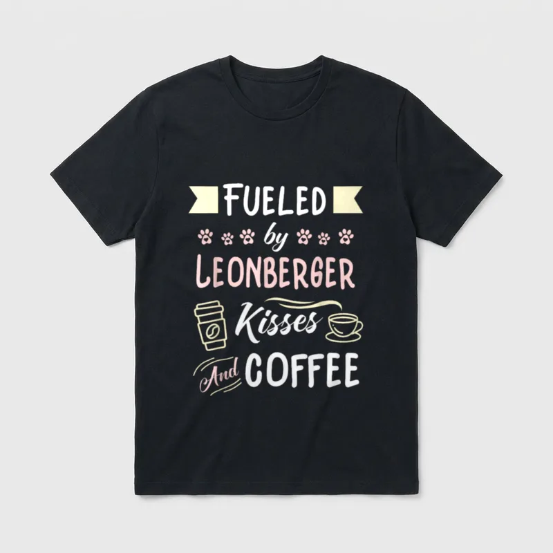 Leonberger Mama Hund Kaffeeliebhaber T-Shirt – Klassisches T-Shirt in Schwarz