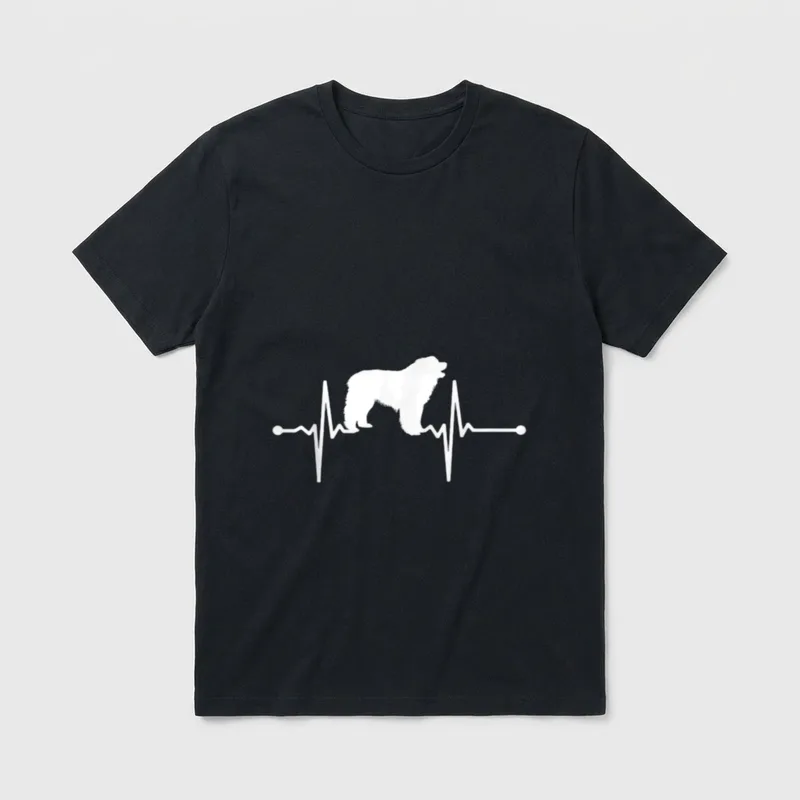 Leonberger Hund Leonberger T-Shirt 0136 – Klassisches T-Shirt in Schwarz