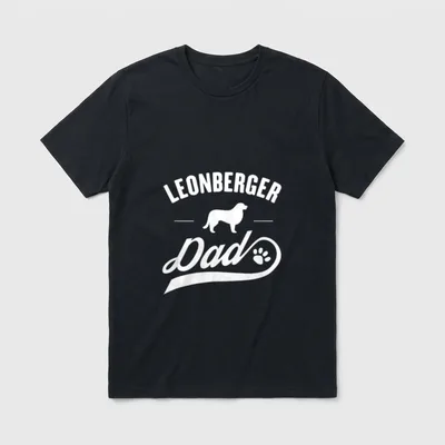Leonberger T-Shirt 0143 – Klassisches T-Shirt in Schwarz