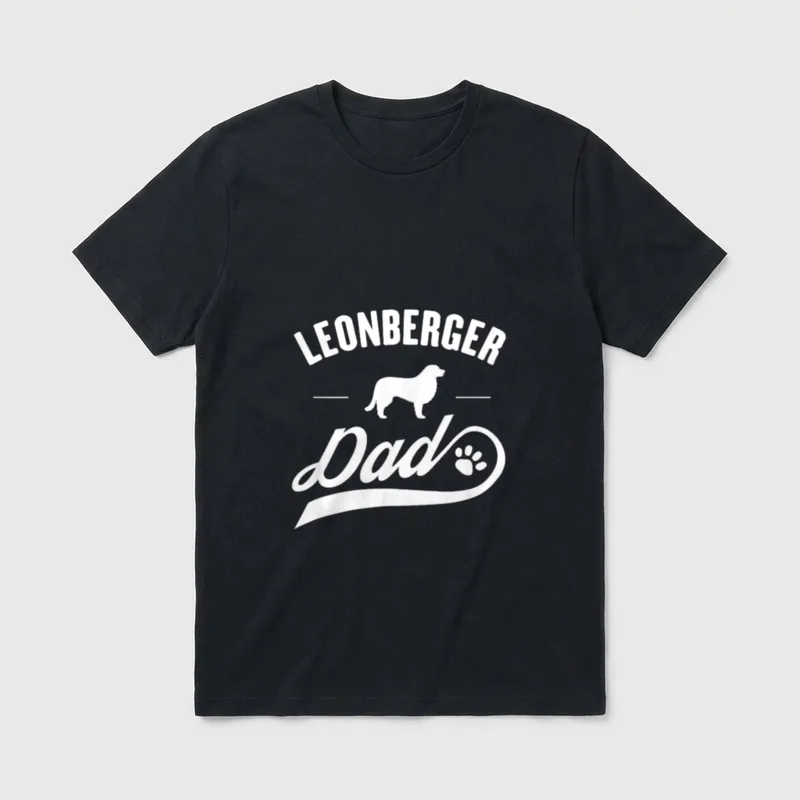 Leonberger T-Shirt 0143 – Klassisches T-Shirt in Schwarz