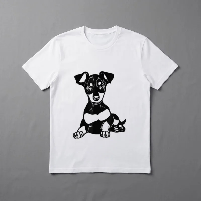 Zwergpinscher Hund Rehpinscher Süßes T-Shirt – Klassisches T-Shirt in Schwarz