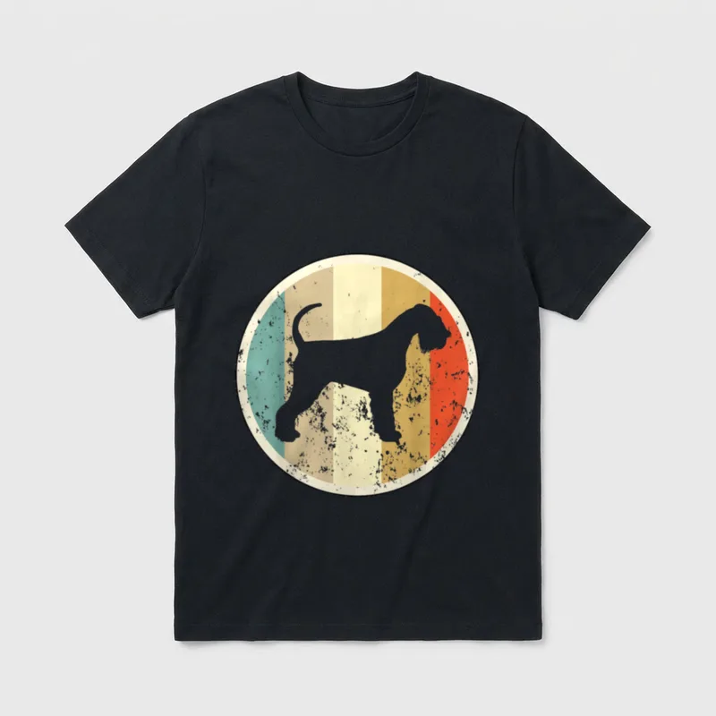 Retro Vintage Grunge Style T-Shirt – Klassisches T-Shirt in Schwarz