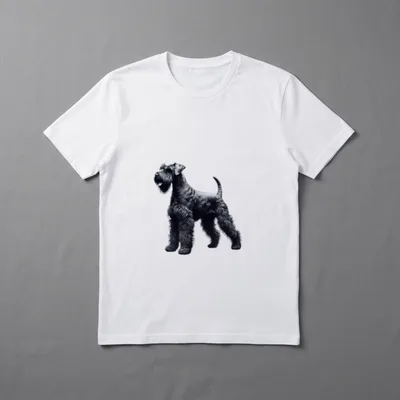 Riesenschnauzer Statue Vintage Hund T-Shirt – Klassisches T-Shirt in Schwarz