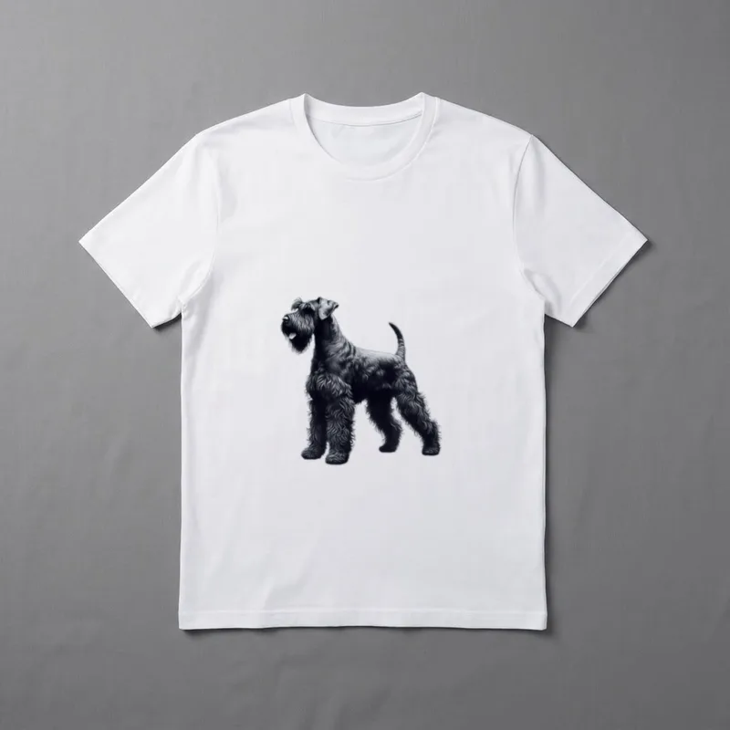 Riesenschnauzer Statue Vintage Hund T-Shirt – Klassisches T-Shirt in Schwarz