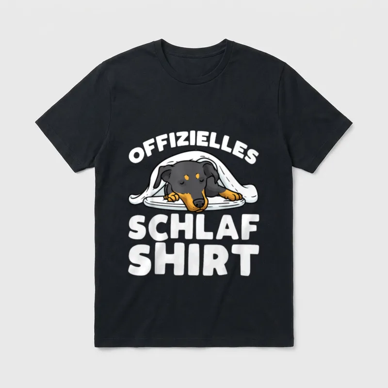 Deutscher Pinscher Hund Offizielles T-Shirt – Klassisches T-Shirt in Schwarz