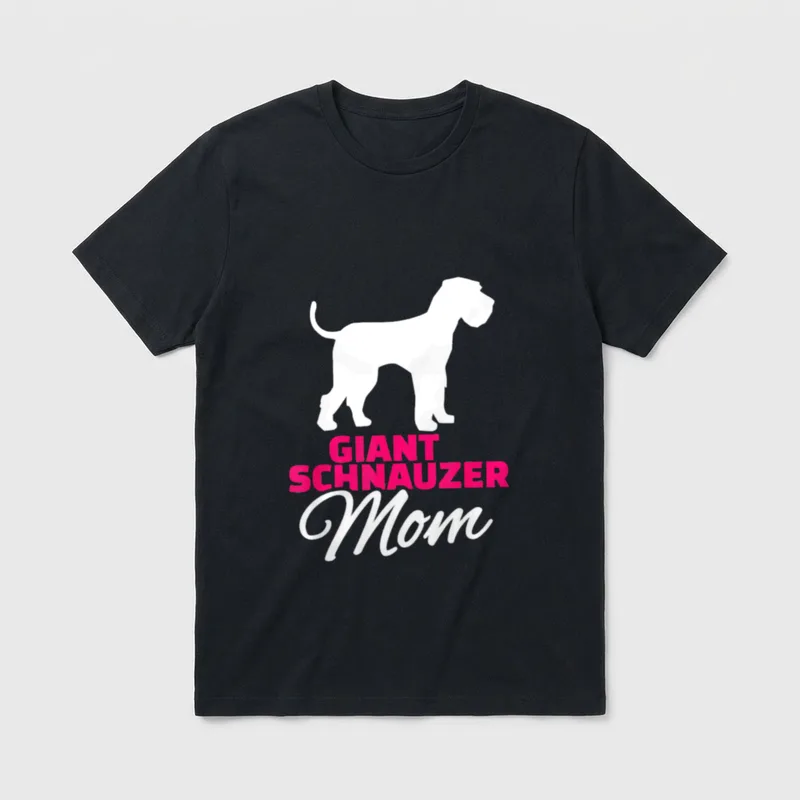 Riesenschnauzer Mama T-Shirt – Klassisches T-Shirt in Schwarz