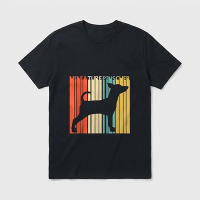 Zwergpinscher T-Shirt – Klassisches T-Shirt in Schwarz