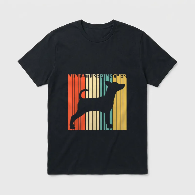 Zwergpinscher T-Shirt – Klassisches T-Shirt in Schwarz