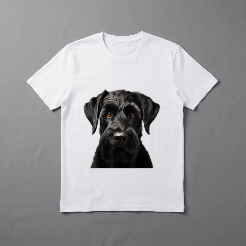 Riesenschnauzer Hund Design Hundebesitzer T-Shirt – Klassisches T-Shirt in Schwarz