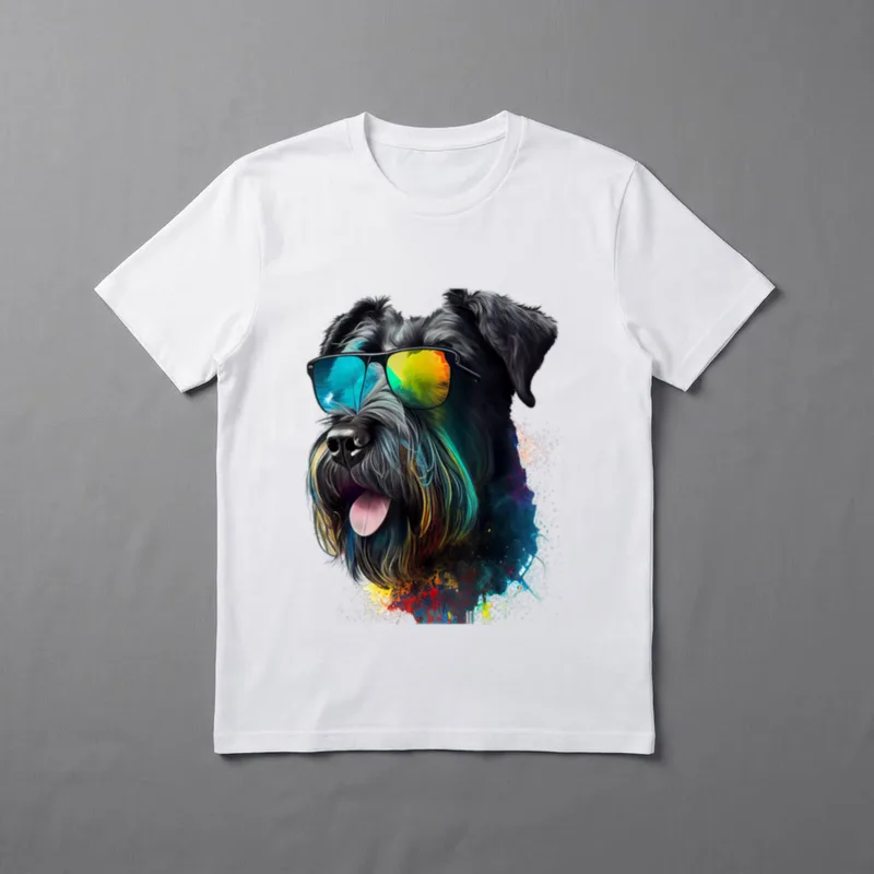 Riesenschnauzer Pinscher & Schnauzer T-Shirt – Klassisches T-Shirt in Schwarz