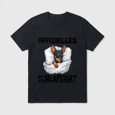 Miniature Pinscher Hund Offizielles T-Shirt – Klassisches T-Shirt in Schwarz