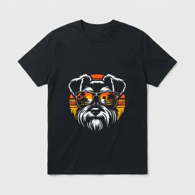 Niedliches spähendes T-Shirt – Klassisches T-Shirt in Schwarz