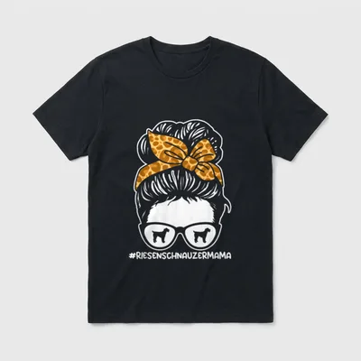 Hund Riesenschnauzer Pinscher & Schnauzer T-Shirt – Klassisches T-Shirt in Schwarz