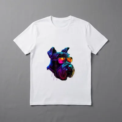Riesenschnauzer Hunde Riesenschnauzer T-Shirt 0111 – Klassisches T-Shirt in Schwarz