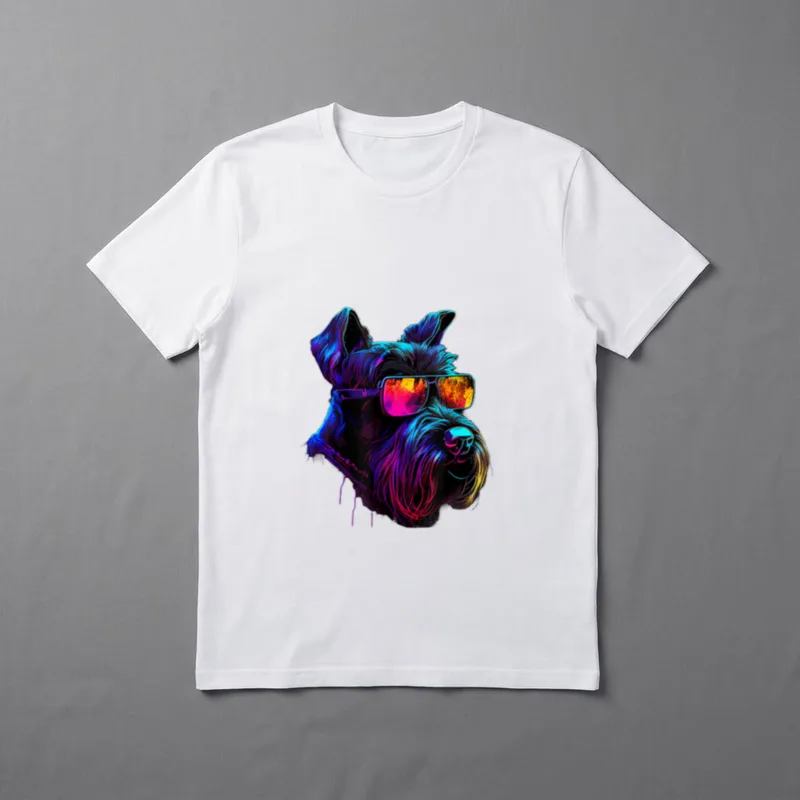 Riesenschnauzer Hunde Riesenschnauzer T-Shirt 0111 – Klassisches T-Shirt in Schwarz