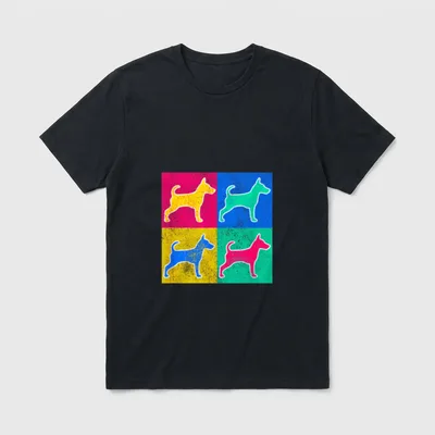 Zwergpinscher Pinscher & Schnauzer T-Shirt – Klassisches T-Shirt in Schwarz