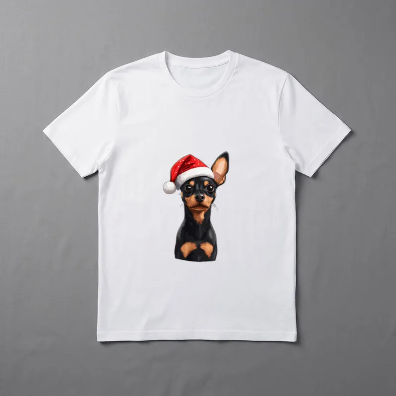 Niedliche Miniatur Pinscher Hund T-Shirt – Klassisches T-Shirt in Schwarz