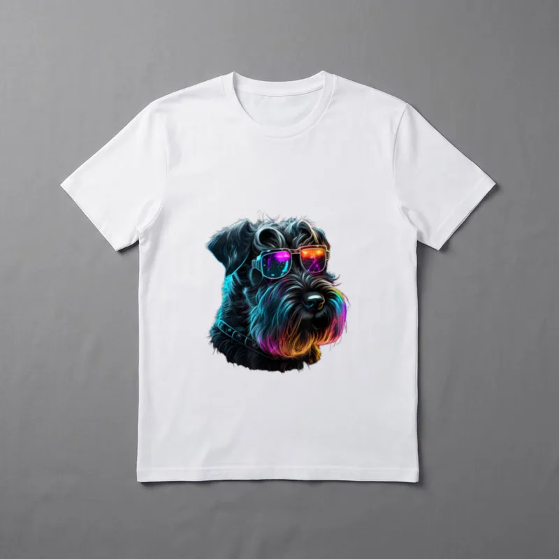 Riesenschnauzer Hunde Riesenschnauzer T-Shirt 0133 – Klassisches T-Shirt in Schwarz