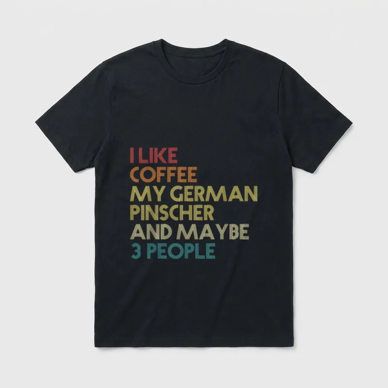 Deutscher Pinscher Hund Hundeliebhaber T-Shirt – Klassisches T-Shirt in Schwarz