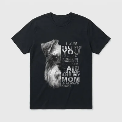 My Mom Said I T-Shirt – Klassisches T-Shirt in Schwarz