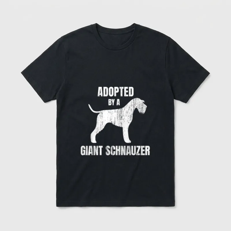 Riesenschnauzer T-Shirt 0180 – Klassisches T-Shirt in Schwarz