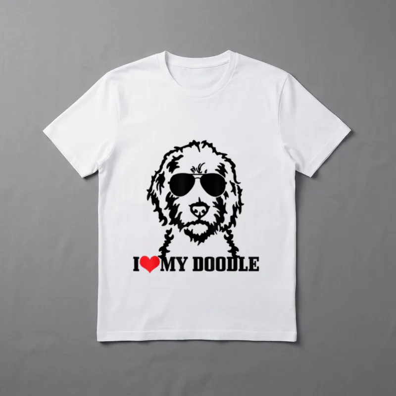 Goldendoodle I Love My T-Shirt – Klassisches T-Shirt in Schwarz