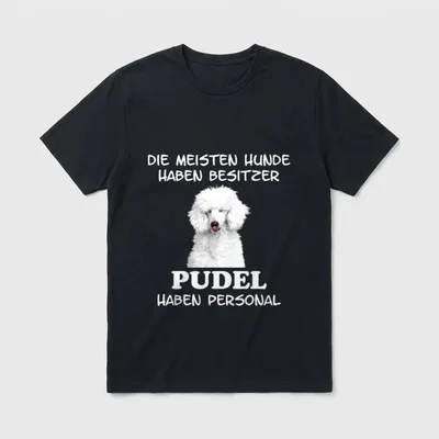 Pudel Hund Geschenke T-Shirt – Klassisches T-Shirt in Schwarz